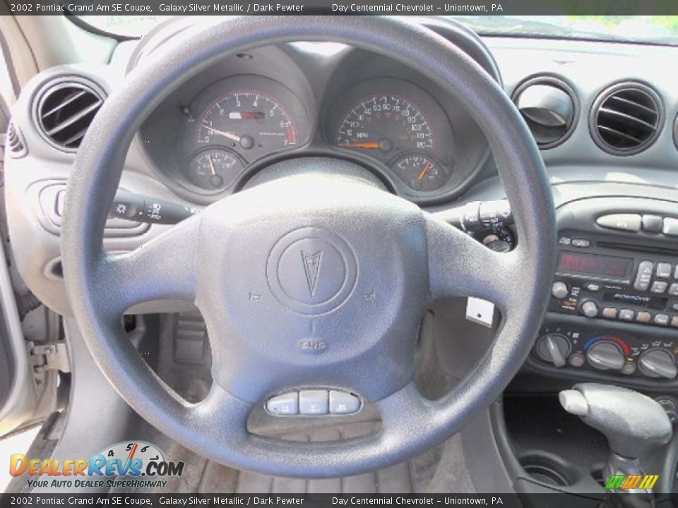 2002 Pontiac Grand Am SE Coupe Steering Wheel Photo #15