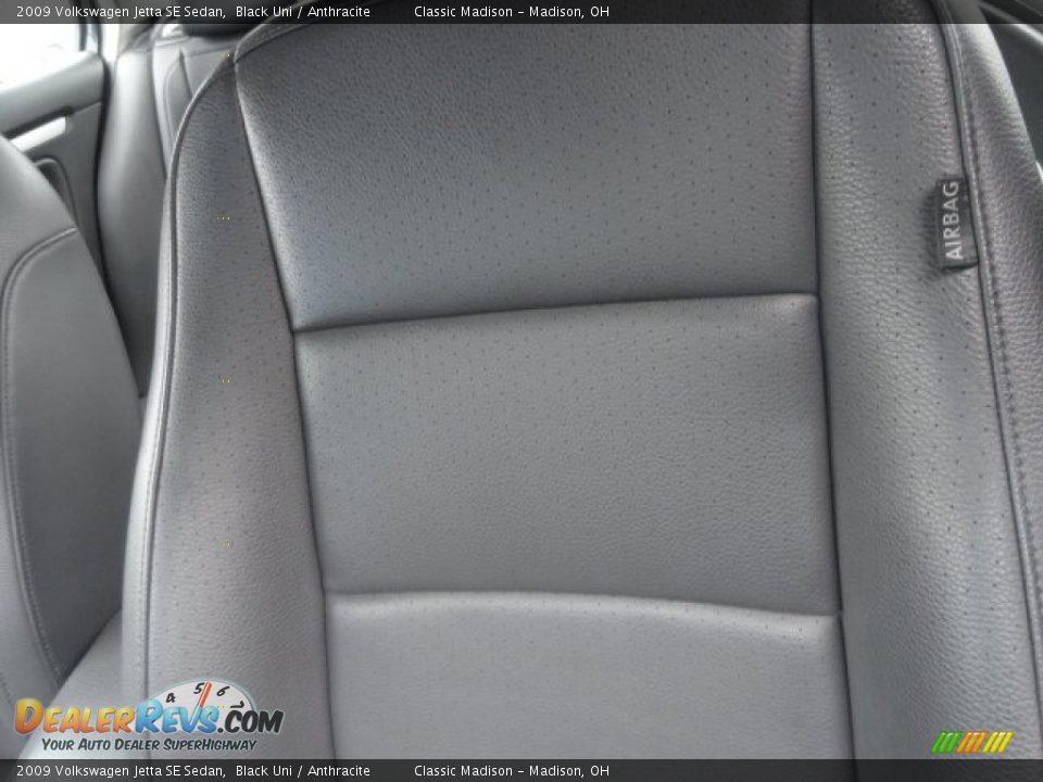 2009 Volkswagen Jetta SE Sedan Black Uni / Anthracite Photo #4