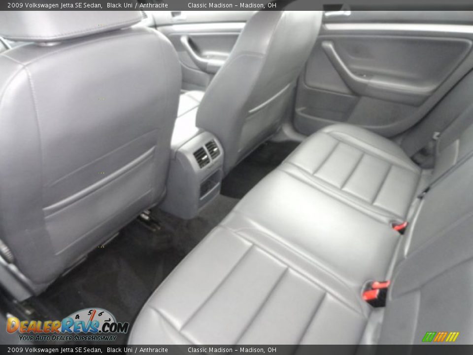 2009 Volkswagen Jetta SE Sedan Black Uni / Anthracite Photo #8