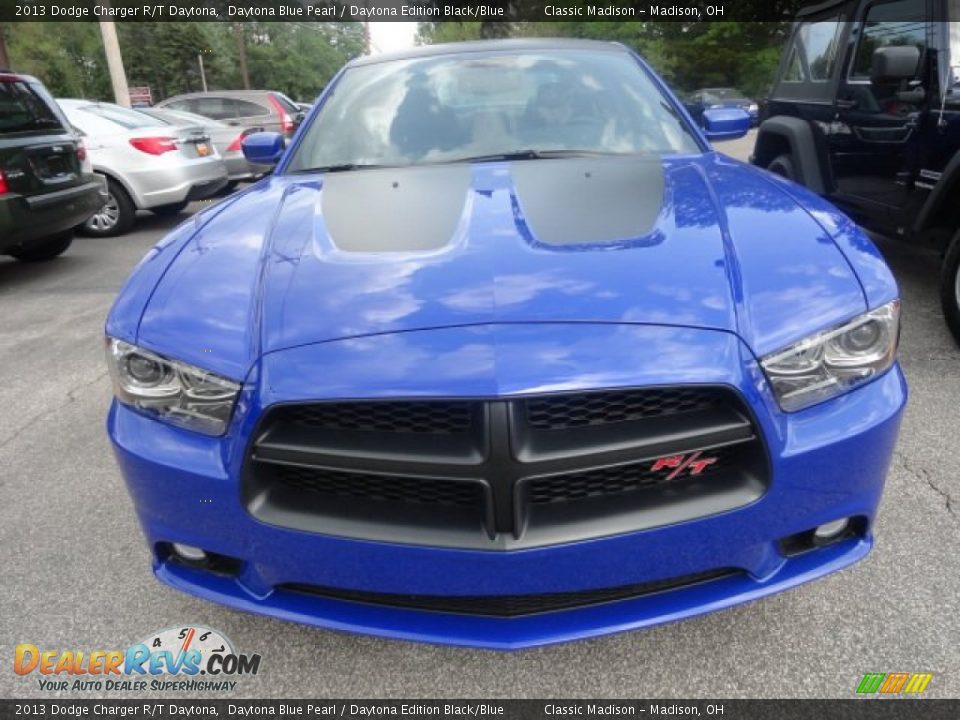 2013 Dodge Charger R/T Daytona Daytona Blue Pearl / Daytona Edition Black/Blue Photo #1
