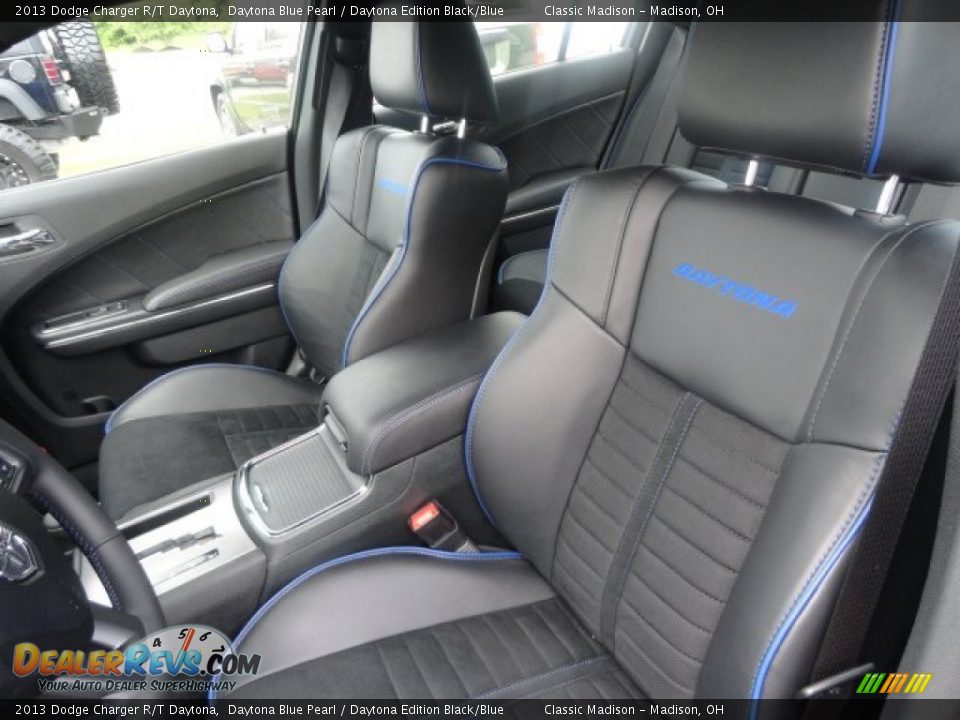 Daytona Edition Black/Blue Interior - 2013 Dodge Charger R/T Daytona Photo #9