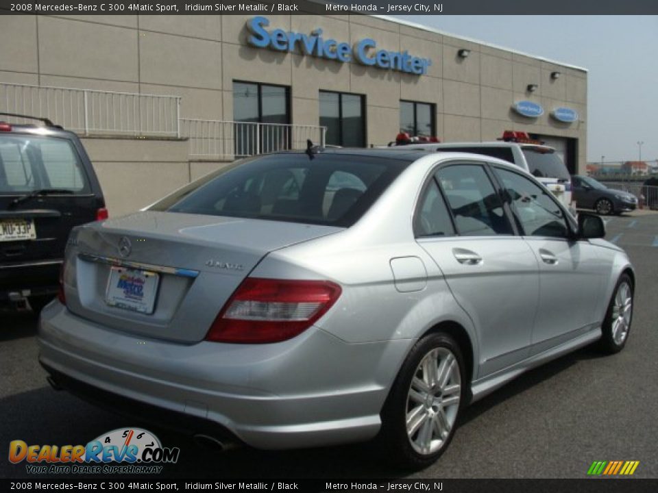 2008 Mercedes-Benz C 300 4Matic Sport Iridium Silver Metallic / Black Photo #4