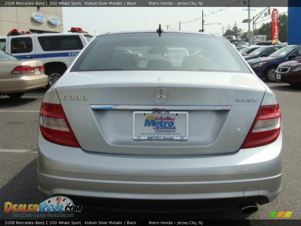 2008 Mercedes-Benz C 300 4Matic Sport Iridium Silver Metallic / Black Photo #5