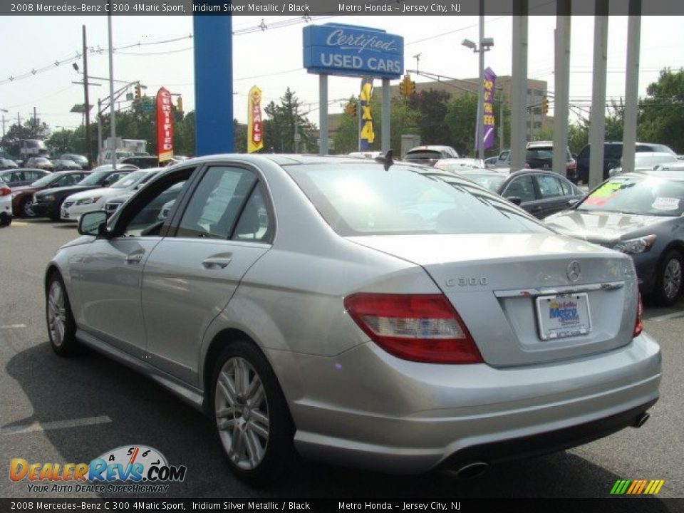 2008 Mercedes-Benz C 300 4Matic Sport Iridium Silver Metallic / Black Photo #6