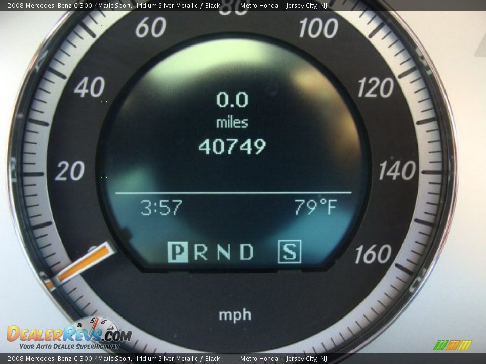 2008 Mercedes-Benz C 300 4Matic Sport Iridium Silver Metallic / Black Photo #11