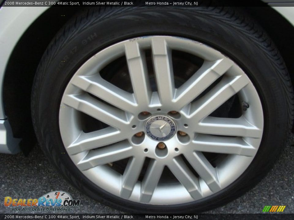 2008 Mercedes-Benz C 300 4Matic Sport Iridium Silver Metallic / Black Photo #15