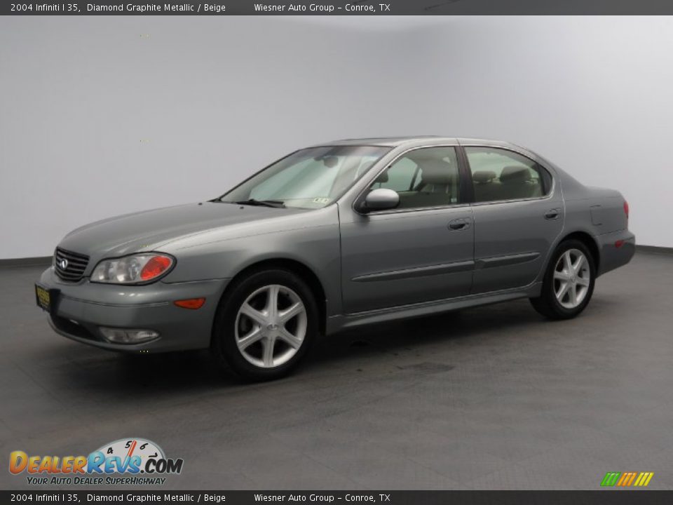 2004 Infiniti I 35 Diamond Graphite Metallic / Beige Photo #1