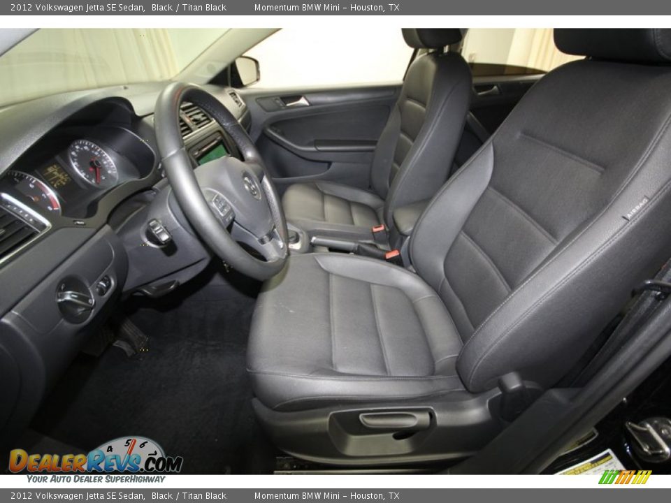 2012 Volkswagen Jetta SE Sedan Black / Titan Black Photo #3