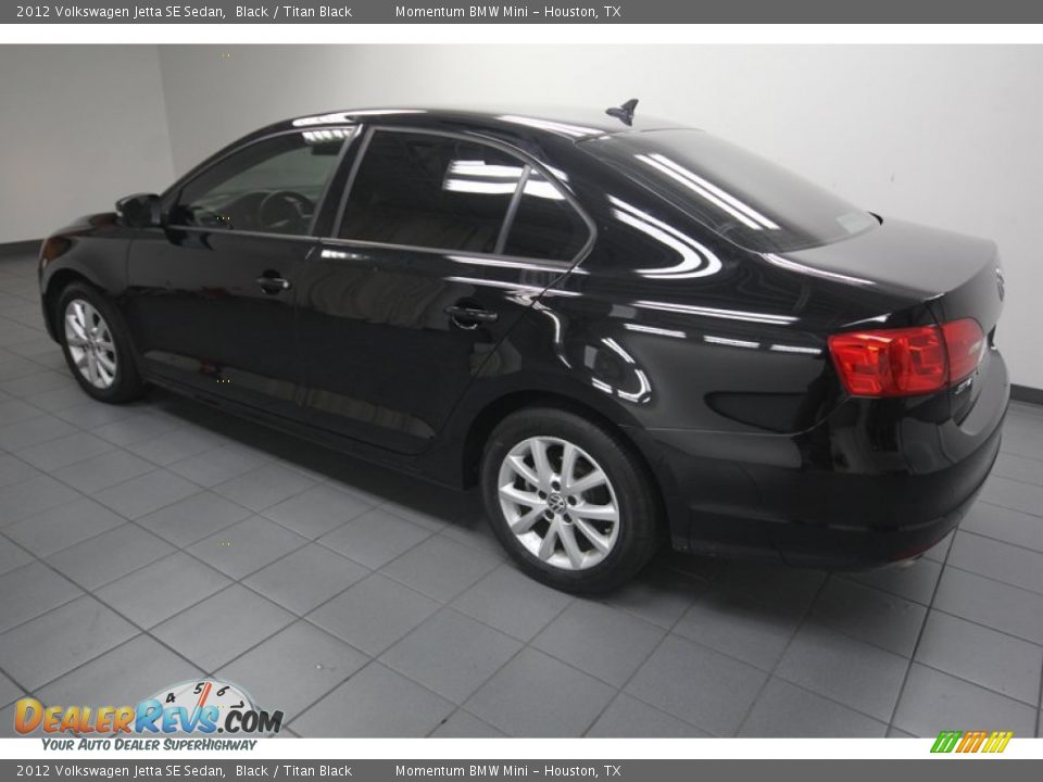 2012 Volkswagen Jetta SE Sedan Black / Titan Black Photo #5