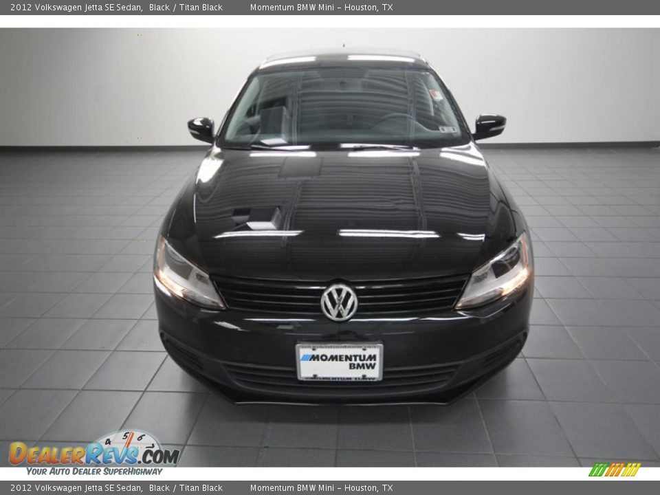 2012 Volkswagen Jetta SE Sedan Black / Titan Black Photo #6