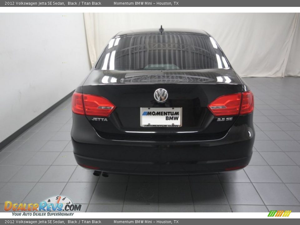 2012 Volkswagen Jetta SE Sedan Black / Titan Black Photo #11