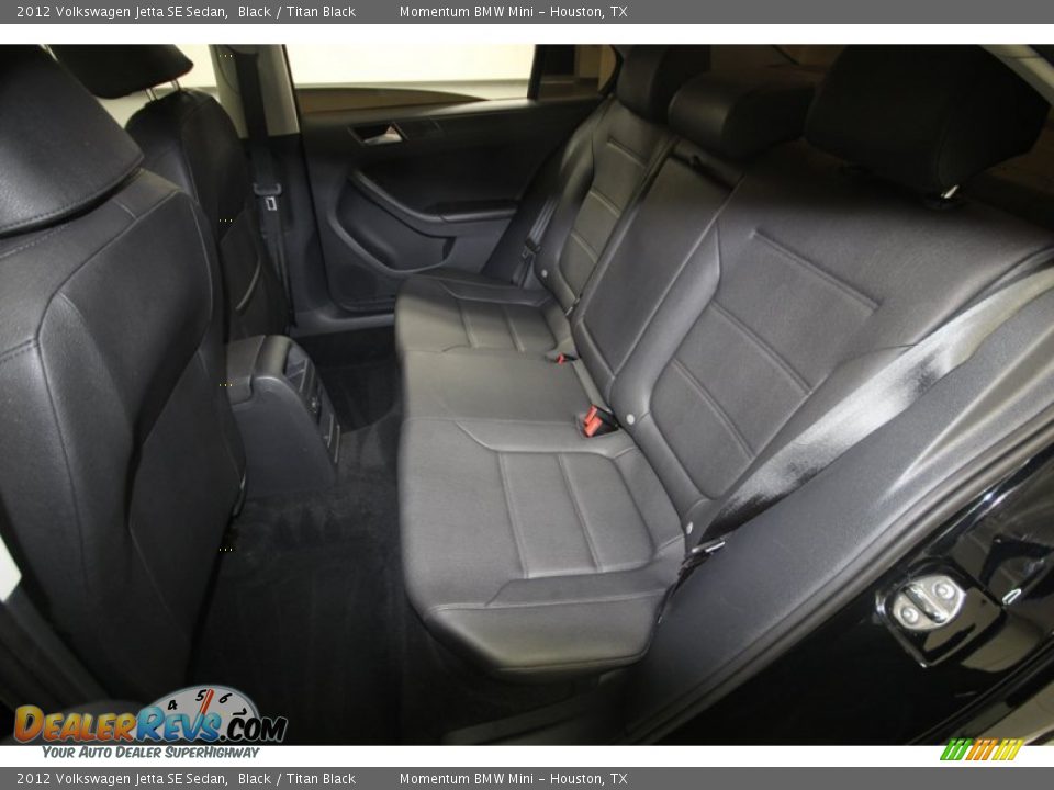 2012 Volkswagen Jetta SE Sedan Black / Titan Black Photo #13