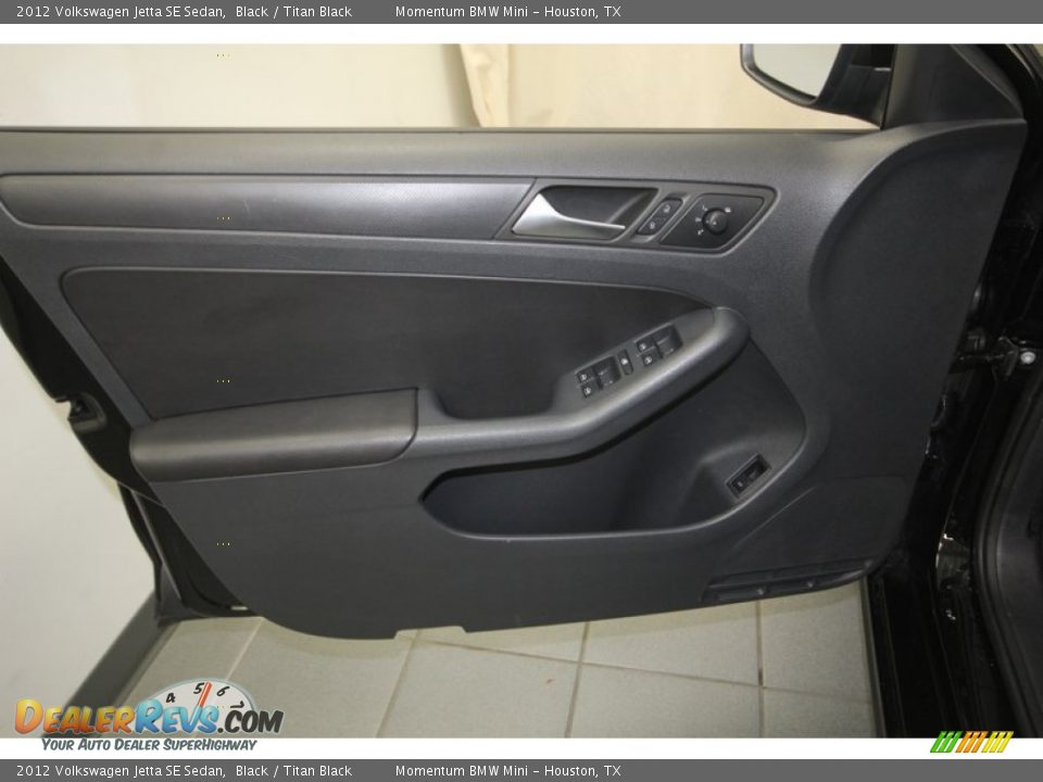 2012 Volkswagen Jetta SE Sedan Black / Titan Black Photo #14