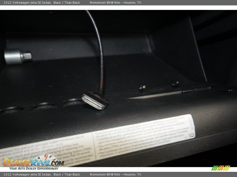 2012 Volkswagen Jetta SE Sedan Black / Titan Black Photo #17
