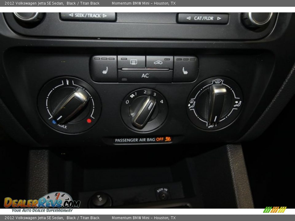 2012 Volkswagen Jetta SE Sedan Black / Titan Black Photo #19