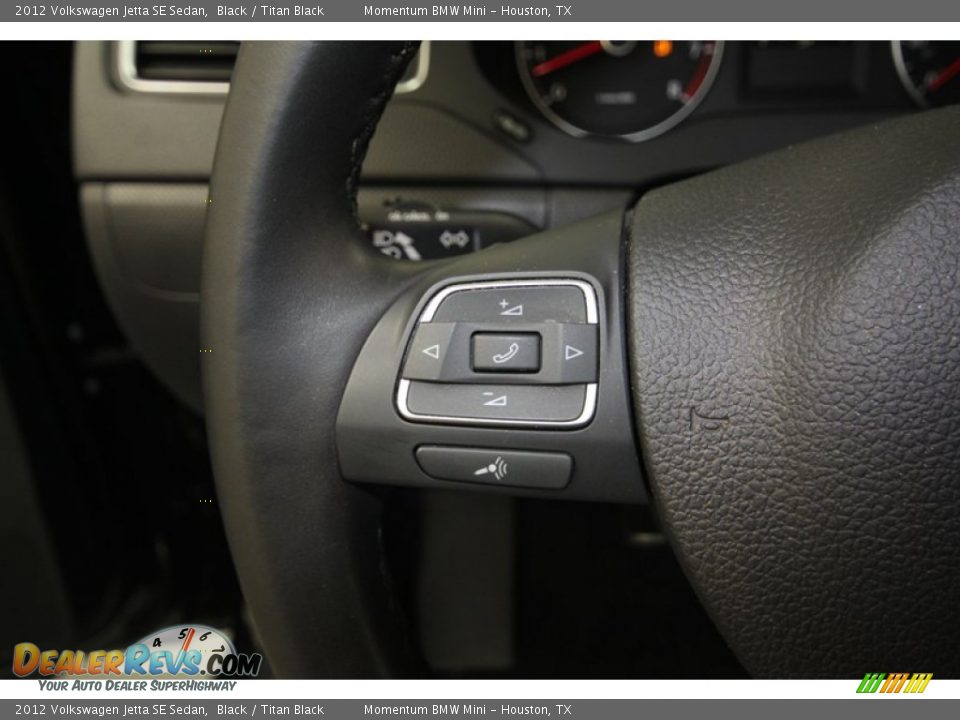 2012 Volkswagen Jetta SE Sedan Black / Titan Black Photo #23