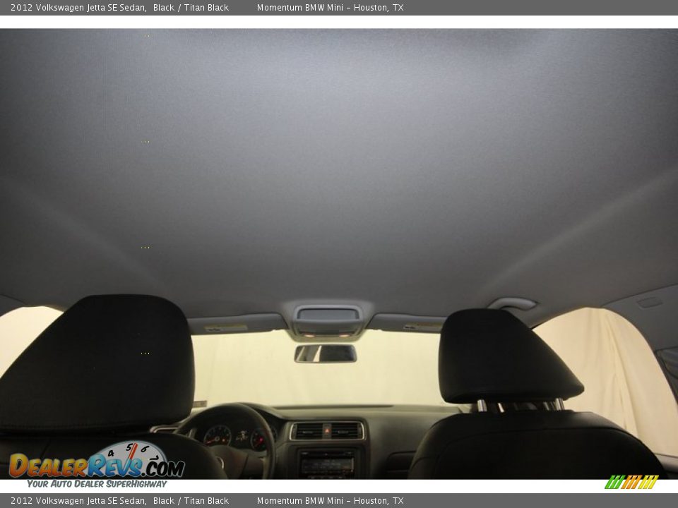 2012 Volkswagen Jetta SE Sedan Black / Titan Black Photo #27