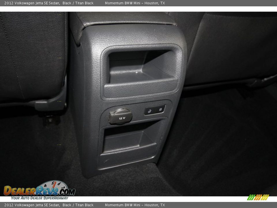 2012 Volkswagen Jetta SE Sedan Black / Titan Black Photo #28