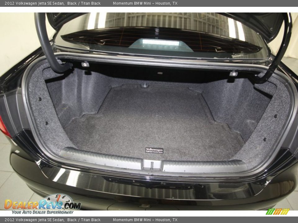 2012 Volkswagen Jetta SE Sedan Black / Titan Black Photo #29