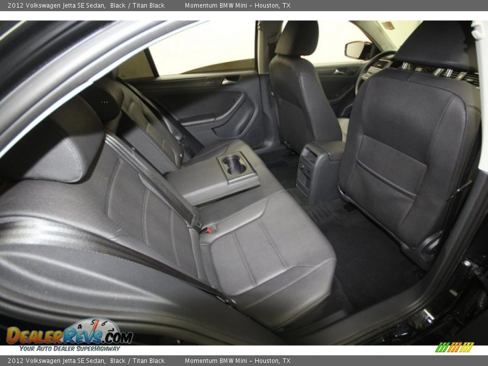 2012 Volkswagen Jetta SE Sedan Black / Titan Black Photo #30
