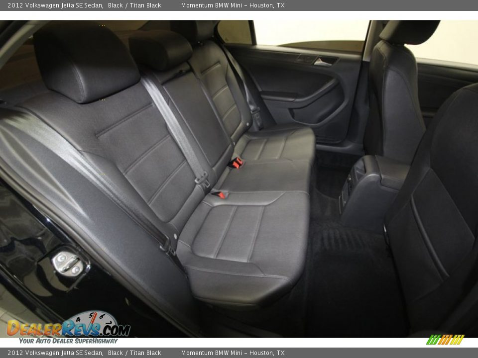 2012 Volkswagen Jetta SE Sedan Black / Titan Black Photo #32