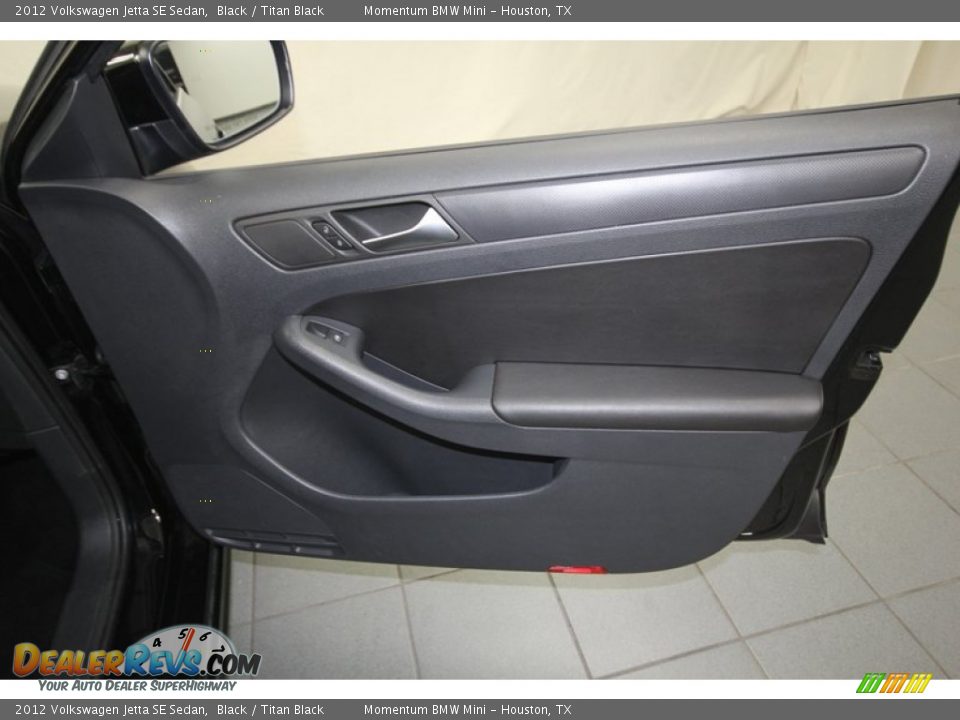 2012 Volkswagen Jetta SE Sedan Black / Titan Black Photo #34