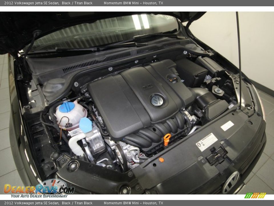 2012 Volkswagen Jetta SE Sedan Black / Titan Black Photo #36