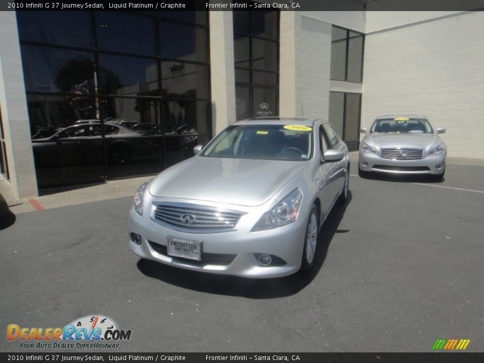 2010 Infiniti G 37 Journey Sedan Liquid Platinum / Graphite Photo #2