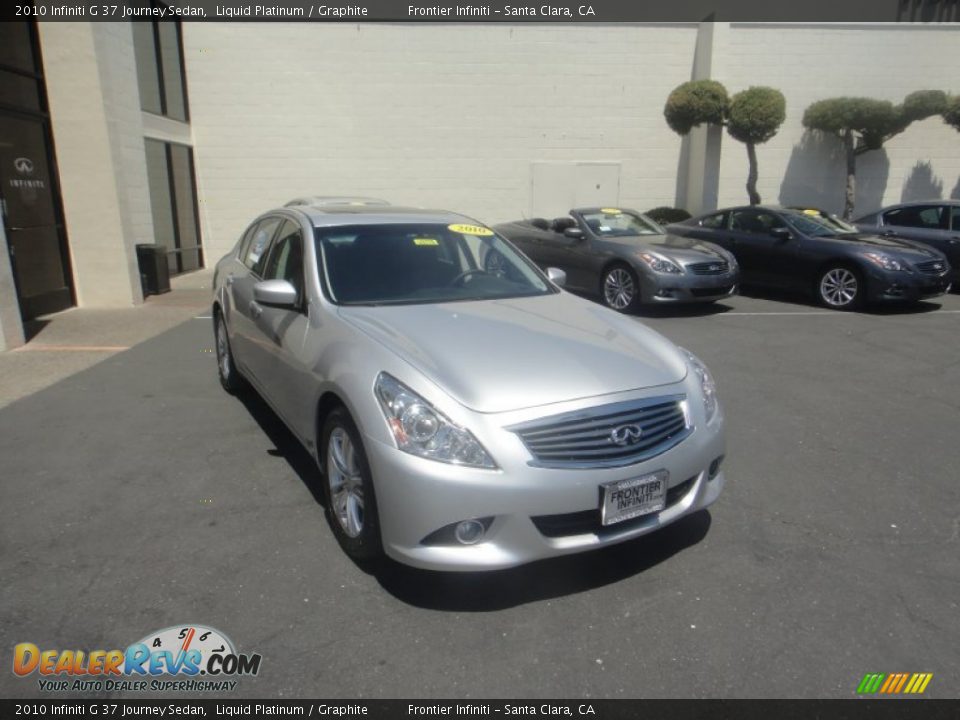 2010 Infiniti G 37 Journey Sedan Liquid Platinum / Graphite Photo #3
