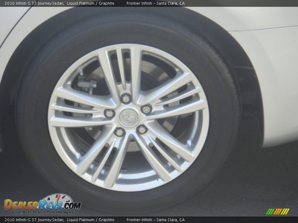 2010 Infiniti G 37 Journey Sedan Liquid Platinum / Graphite Photo #5