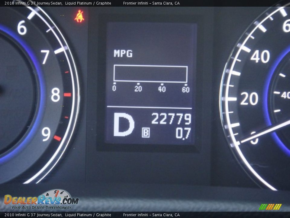 2010 Infiniti G 37 Journey Sedan Liquid Platinum / Graphite Photo #9