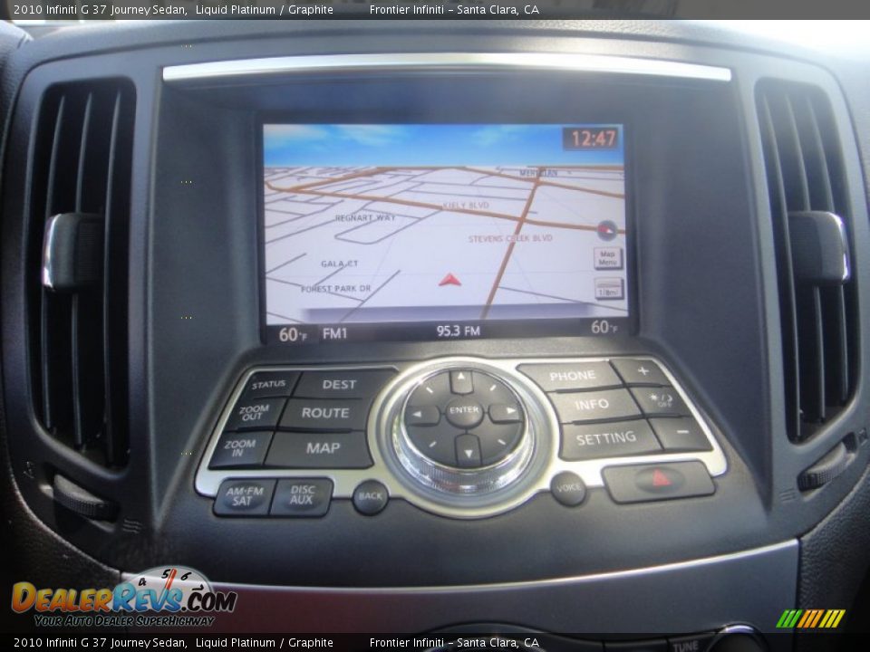 2010 Infiniti G 37 Journey Sedan Liquid Platinum / Graphite Photo #11