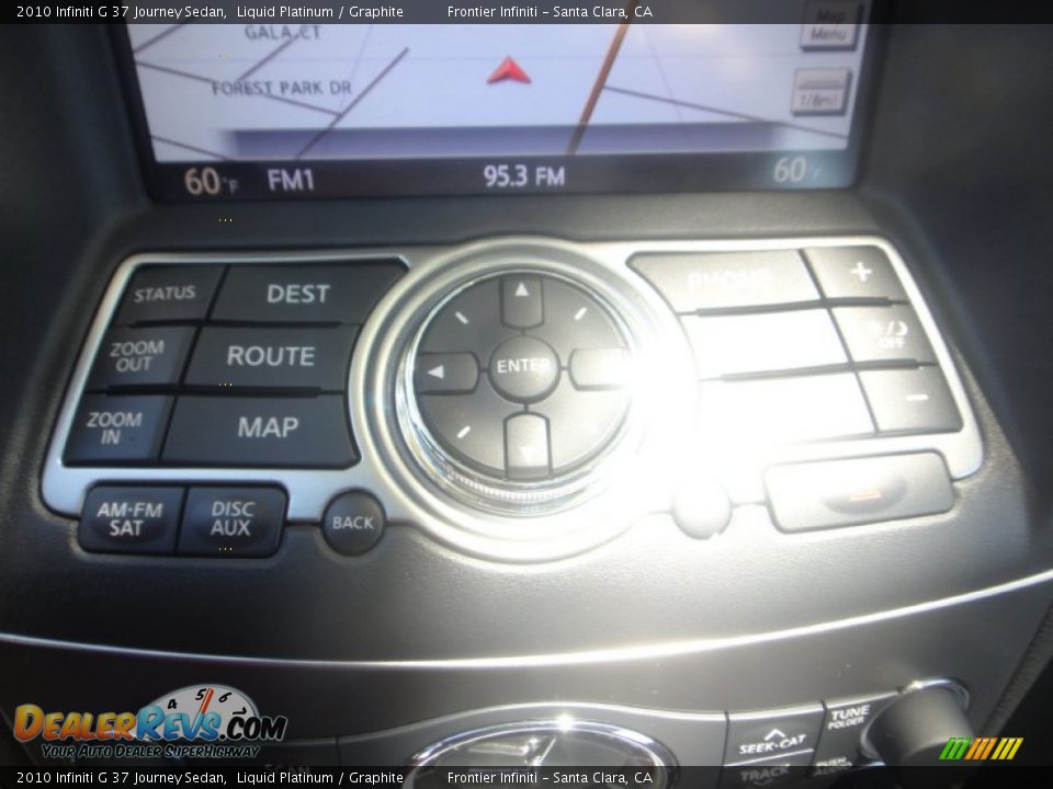 2010 Infiniti G 37 Journey Sedan Liquid Platinum / Graphite Photo #12