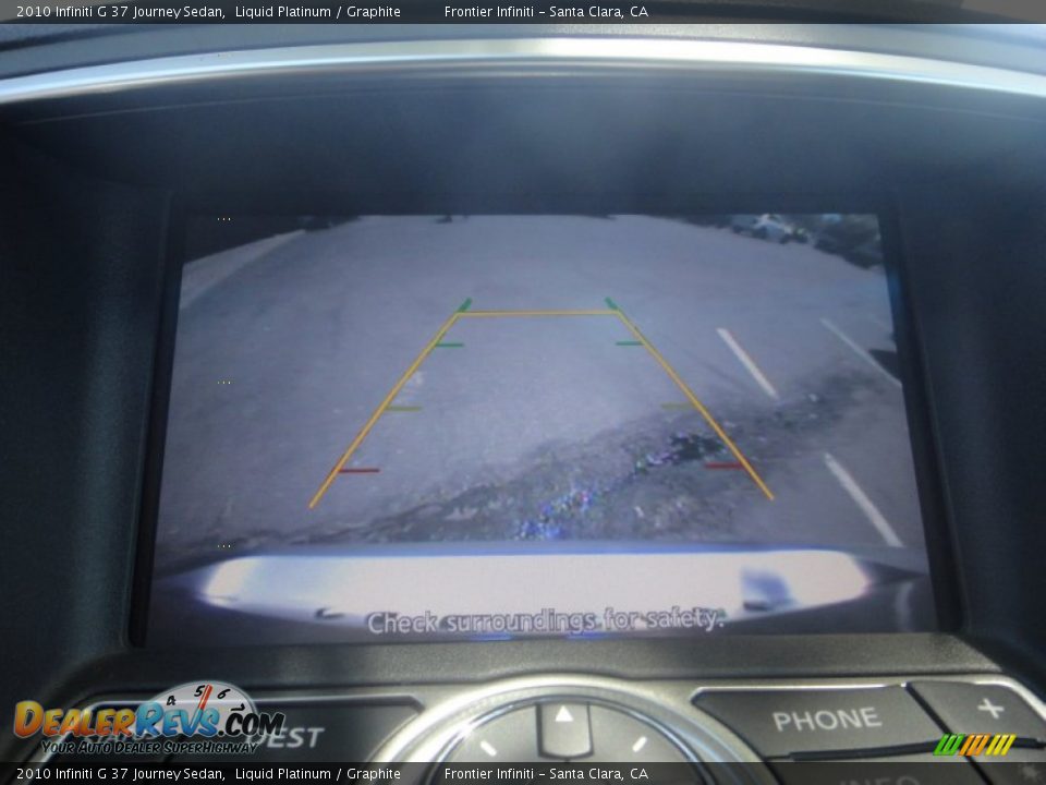 2010 Infiniti G 37 Journey Sedan Liquid Platinum / Graphite Photo #16