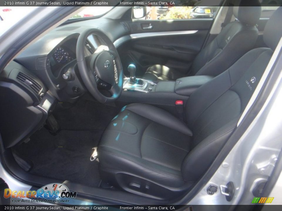 2010 Infiniti G 37 Journey Sedan Liquid Platinum / Graphite Photo #18