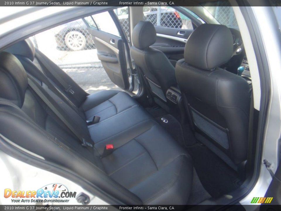 2010 Infiniti G 37 Journey Sedan Liquid Platinum / Graphite Photo #21