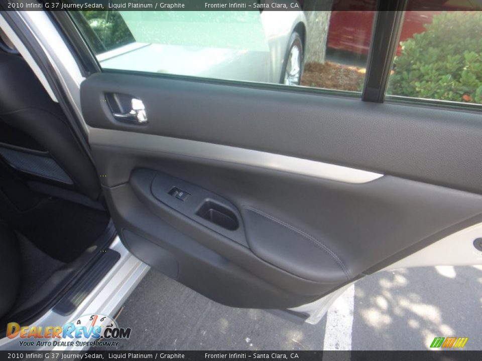 2010 Infiniti G 37 Journey Sedan Liquid Platinum / Graphite Photo #22