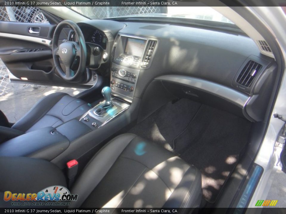 2010 Infiniti G 37 Journey Sedan Liquid Platinum / Graphite Photo #23