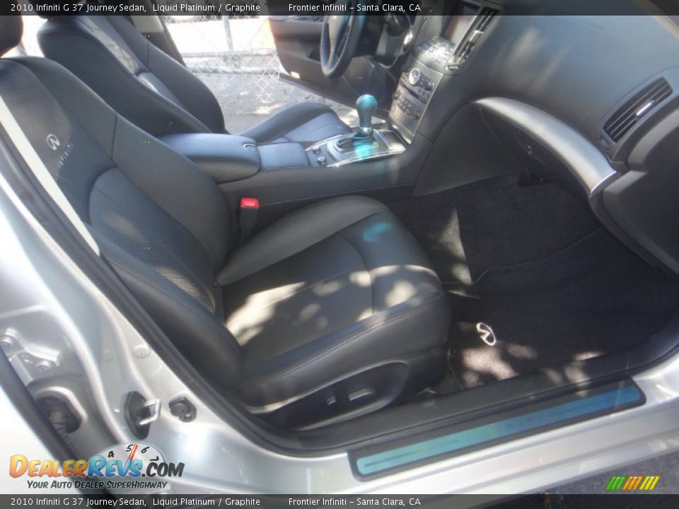 2010 Infiniti G 37 Journey Sedan Liquid Platinum / Graphite Photo #24