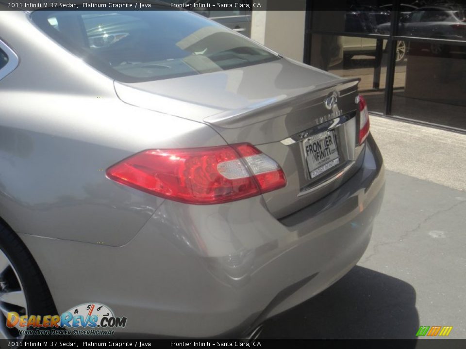 2011 Infiniti M 37 Sedan Platinum Graphite / Java Photo #5