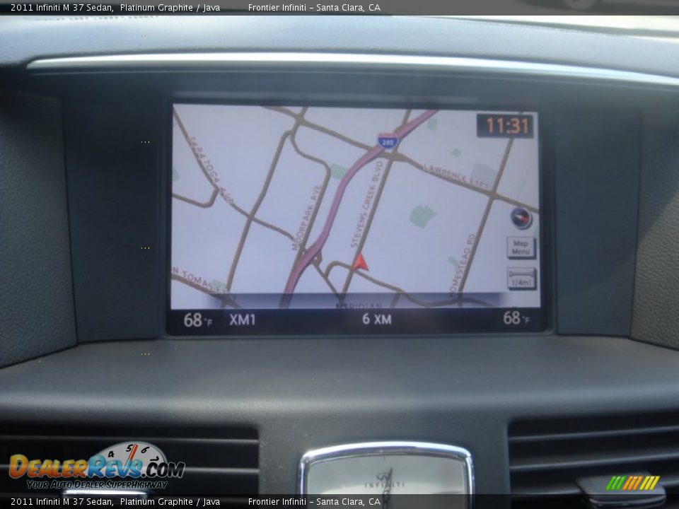 Navigation of 2011 Infiniti M 37 Sedan Photo #9