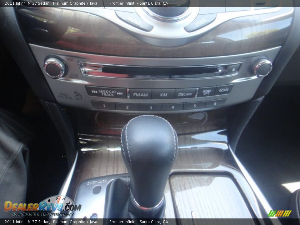 2011 Infiniti M 37 Sedan Platinum Graphite / Java Photo #12