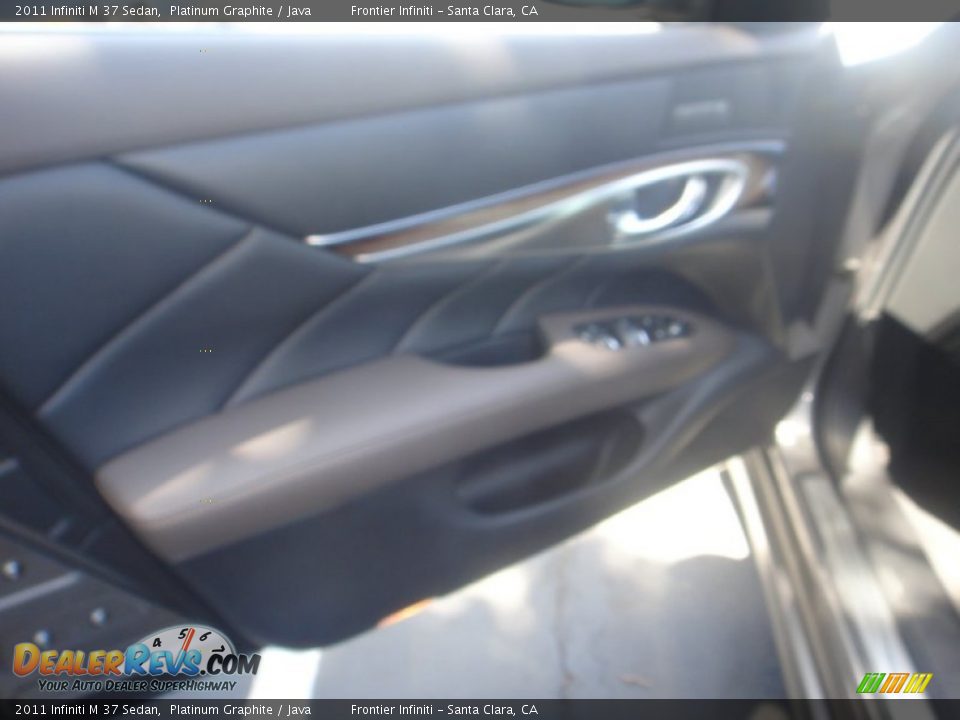 2011 Infiniti M 37 Sedan Platinum Graphite / Java Photo #19