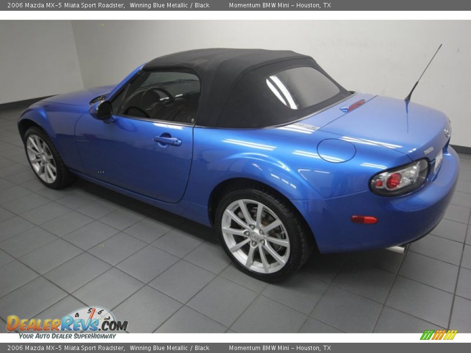 Winning Blue Metallic 2006 Mazda MX-5 Miata Sport Roadster Photo #5
