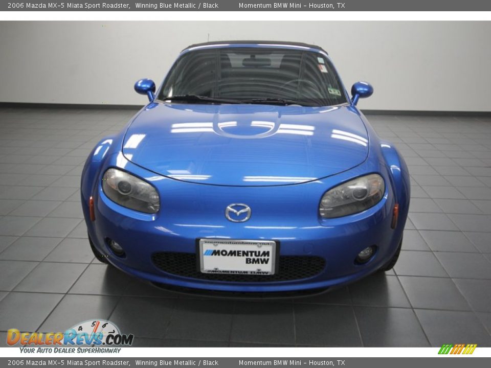 2006 Mazda MX-5 Miata Sport Roadster Winning Blue Metallic / Black Photo #6
