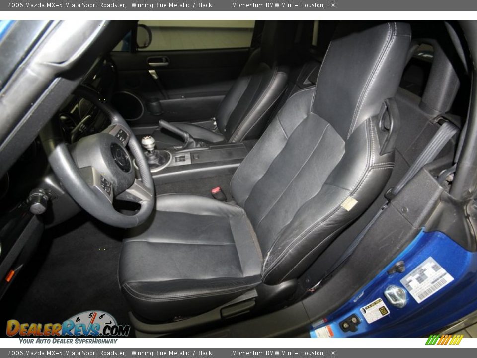 Front Seat of 2006 Mazda MX-5 Miata Sport Roadster Photo #14