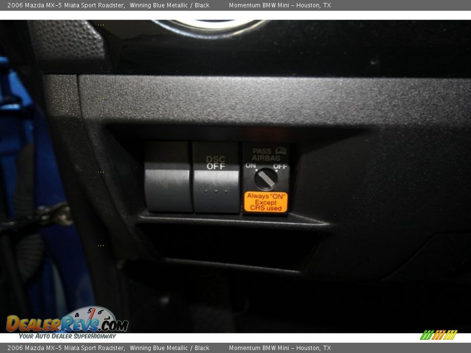 2006 Mazda MX-5 Miata Sport Roadster Winning Blue Metallic / Black Photo #25