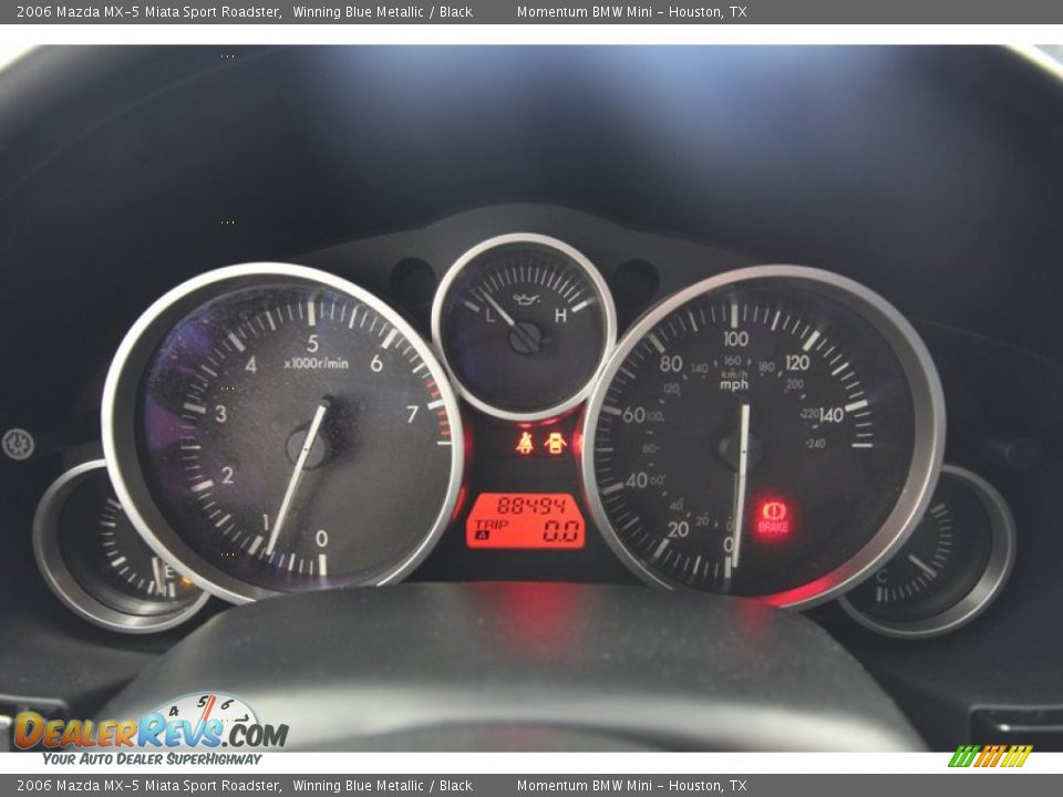 2006 Mazda MX-5 Miata Sport Roadster Gauges Photo #33