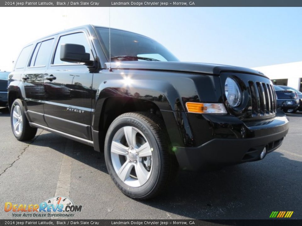 2014 Jeep Patriot Latitude Black / Dark Slate Gray Photo #4