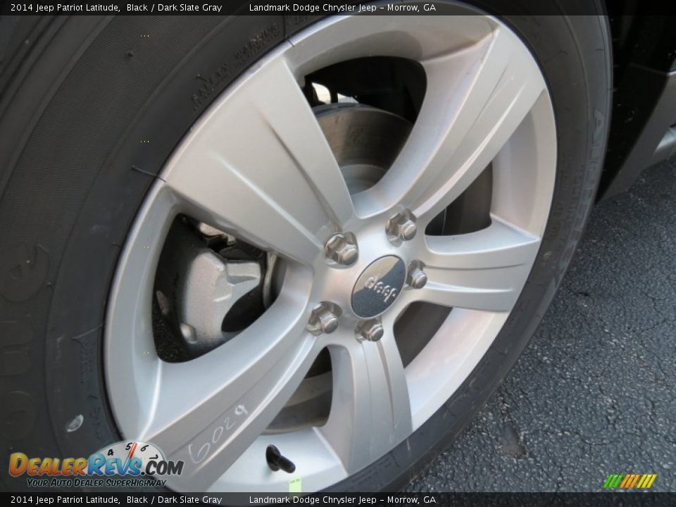 2014 Jeep Patriot Latitude Black / Dark Slate Gray Photo #5